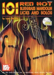 101 Red Hot Bluegrass Mandolin Licks & Solos Guitar and Fretted sheet music cover